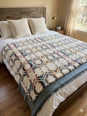 🤎 Pendleton White Sands Reversible Sherpa Queen Blanket 🤎